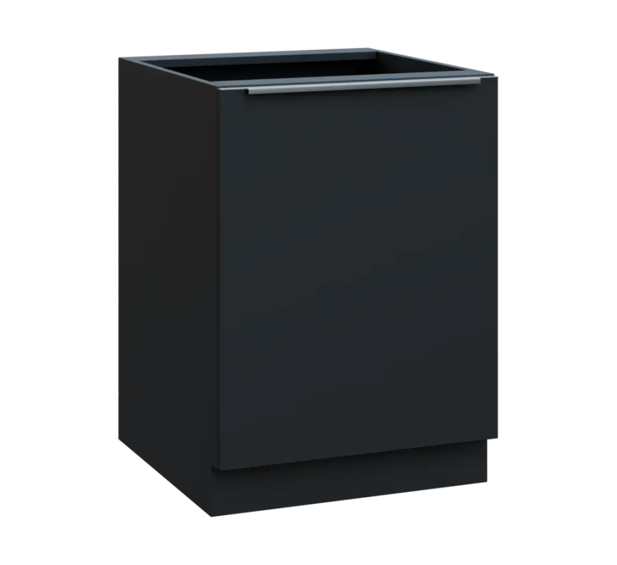 SIS - 6D spodní skříňka, 1-dveřová, pravá, 870x600x600, antracit